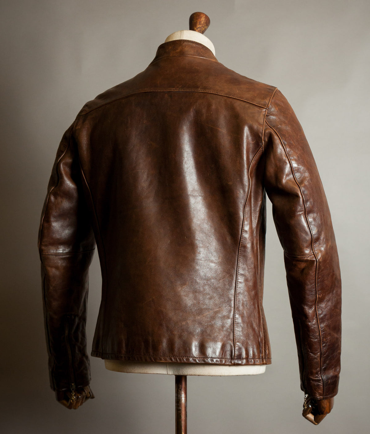 Vintage Ralph Lauren RL-67 Steerhide Café Racer Single Rider Jacket