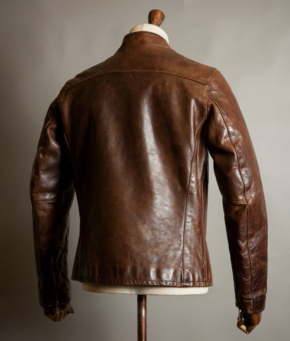 Vintage Ralph Lauren RL-67 Steerhide Café Racer Single Rider Jacket