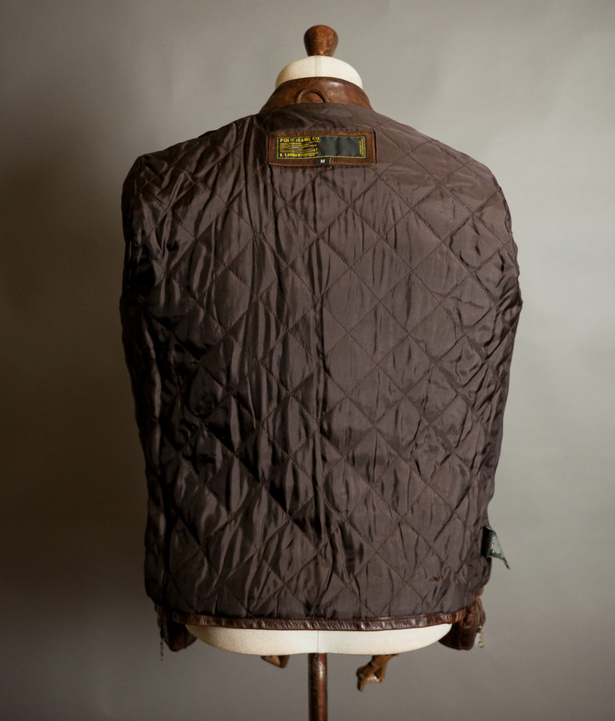 Vintage Ralph Lauren RL-67 Steerhide Café Racer Single Rider Jacket