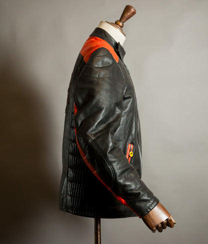 Vintage 1970s Furygan Leather Racing Jacket – Éclair Zip, Made in France