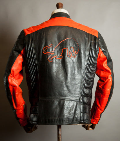 Vintage 1970s Furygan Leather Racing Jacket – Éclair Zip, Made in France