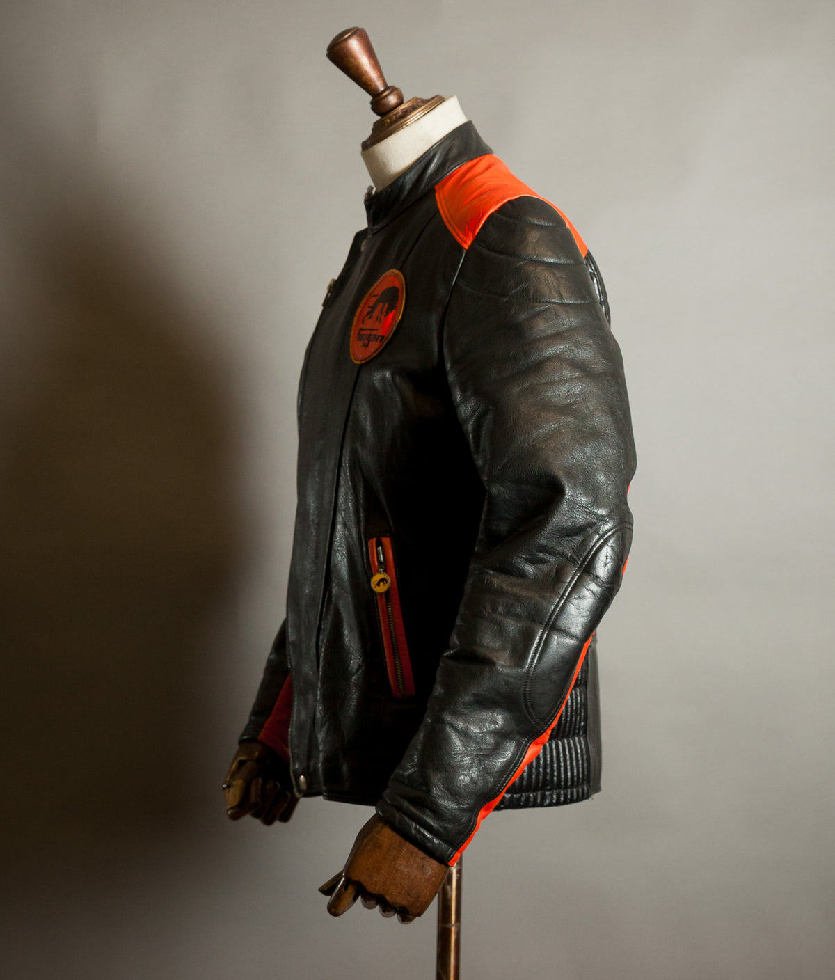 Vintage 1970s Furygan Leather Racing Jacket – Éclair Zip, Made in France