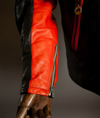 Vintage 1970s Furygan Leather Racing Jacket – Éclair Zip, Made in France