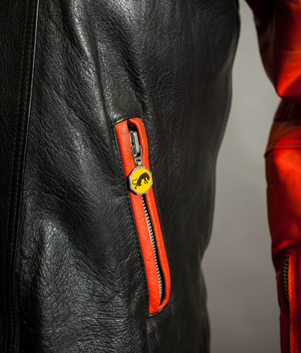 Vintage 1970s Furygan Leather Racing Jacket – Éclair Zip, Made in France