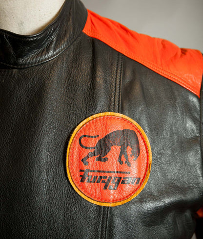 Vintage 1970s Furygan Leather Racing Jacket – Éclair Zip, Made in France