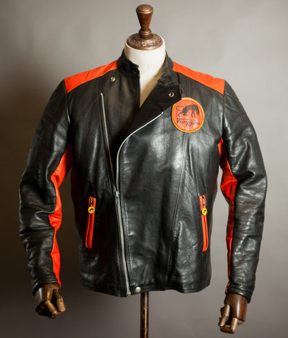 Vintage 1970s Furygan Leather Racing Jacket – Éclair Zip, Made in France