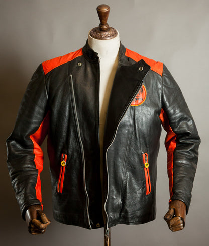 Vintage 1970s Furygan Leather Racing Jacket – Éclair Zip, Made in France