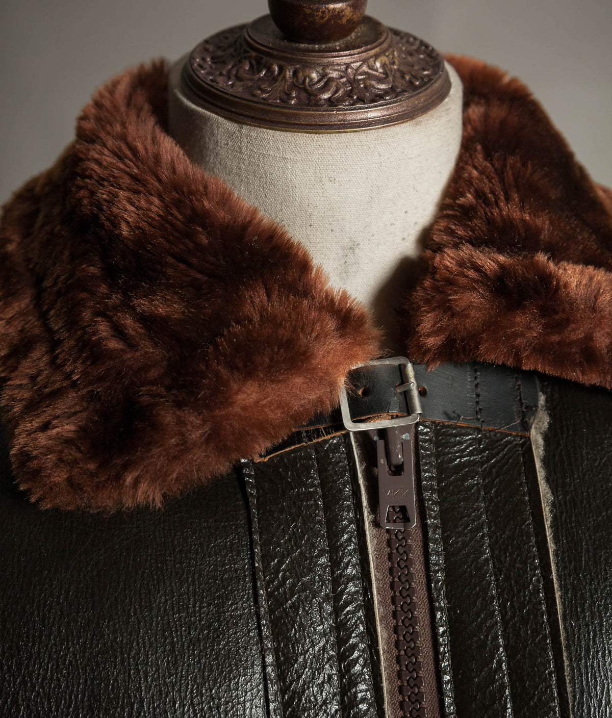 Vintage 1950s British RAF Sheepskin Flying Jacket – Aero Zips, Made in England
