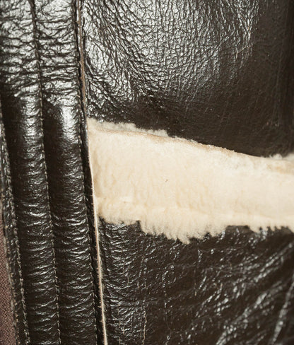 Vintage 1950s British RAF Sheepskin Flying Jacket – Aero Zips, Made in England
