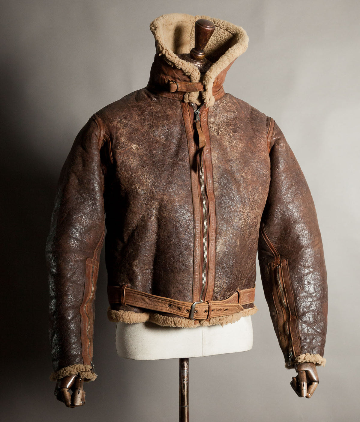 Original WW2 1939 RAF Irvin Sheepskin Flying Jacket – Dot British Zips