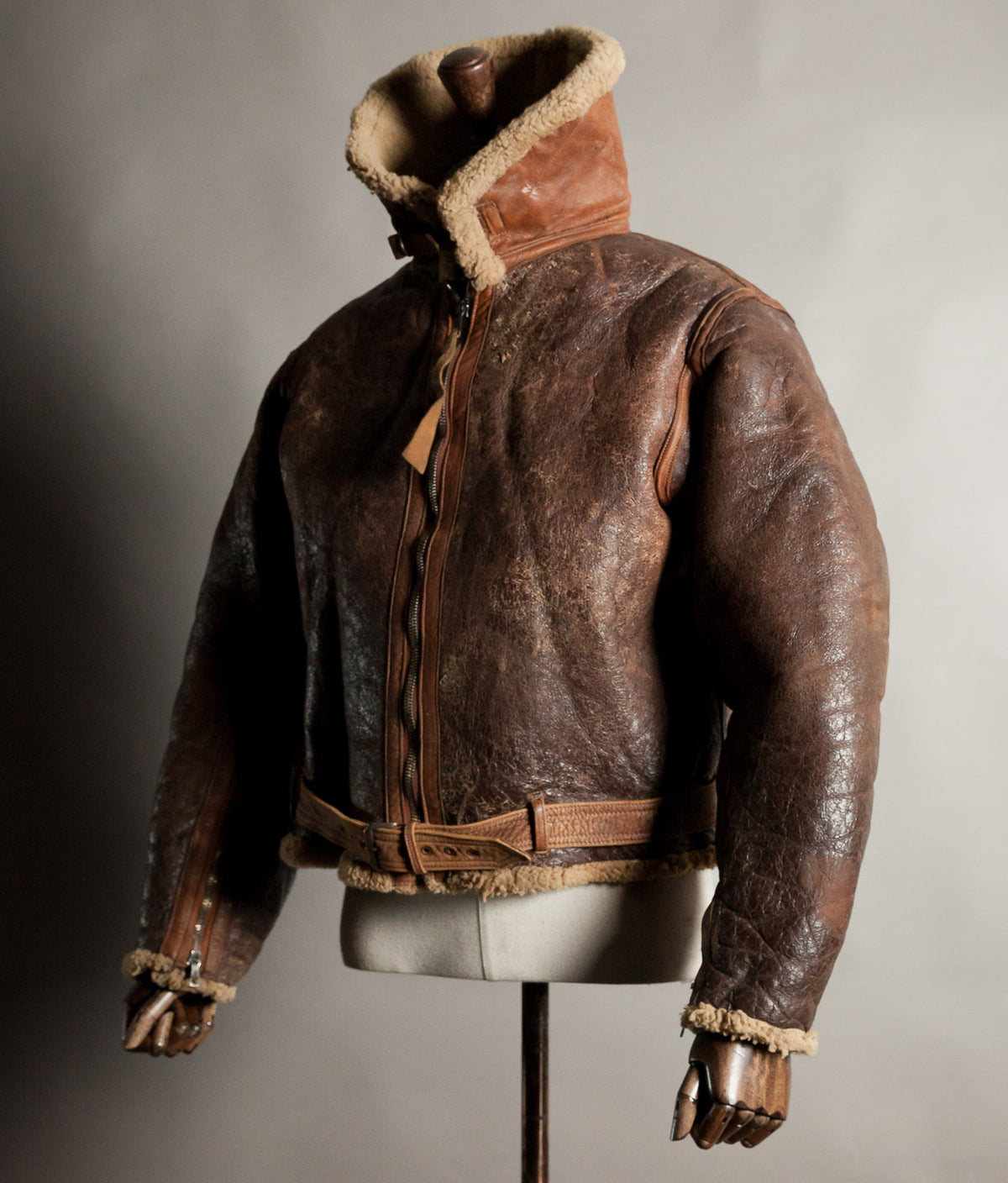 Original WW2 1939 RAF Irvin Sheepskin Flying Jacket – Dot British Zips