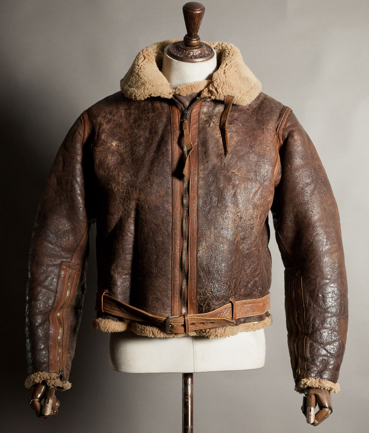 Original WW2 1939 RAF Irvin Sheepskin Flying Jacket – Dot British Zips
