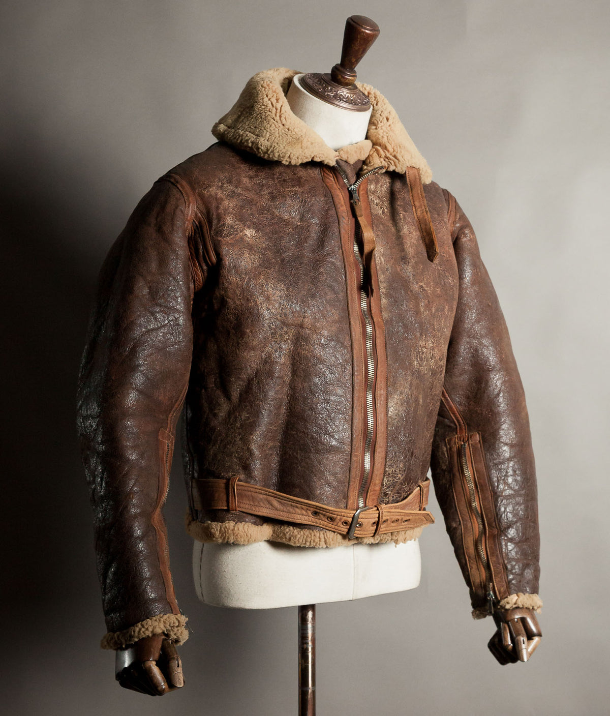 Original WW2 1939 RAF Irvin Sheepskin Flying Jacket – Dot British Zips