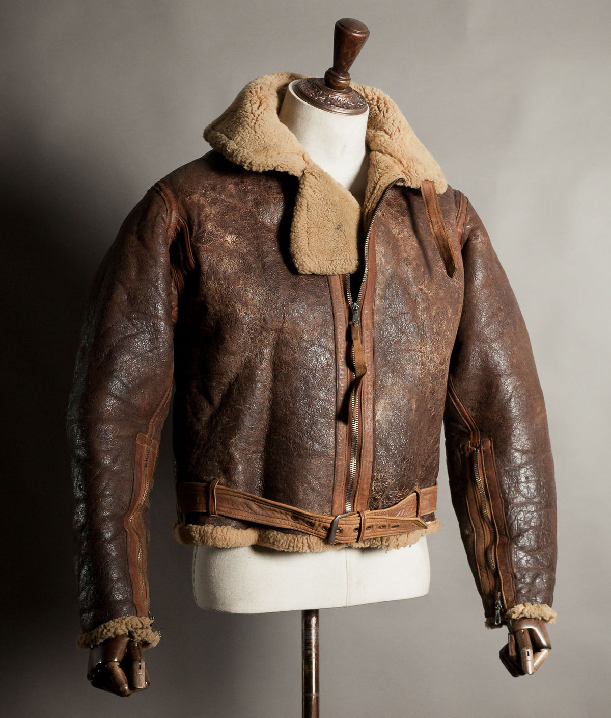 Original WW2 1939 RAF Irvin Sheepskin Flying Jacket – Dot British Zips