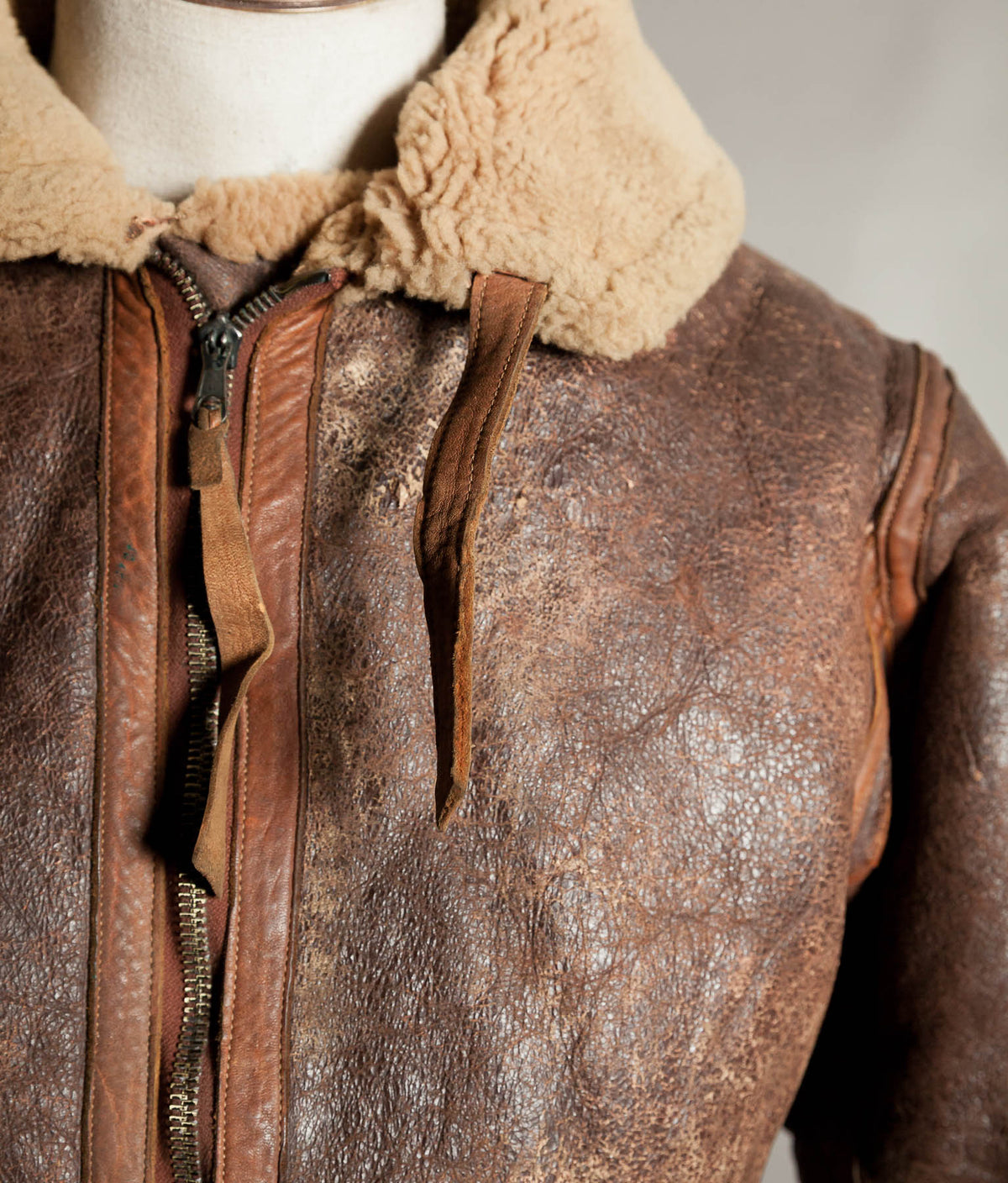 Original WW2 1939 RAF Irvin Sheepskin Flying Jacket – Dot British Zips