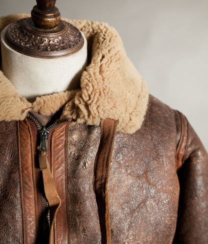 Original WW2 1939 RAF Irvin Sheepskin Flying Jacket – Dot British Zips
