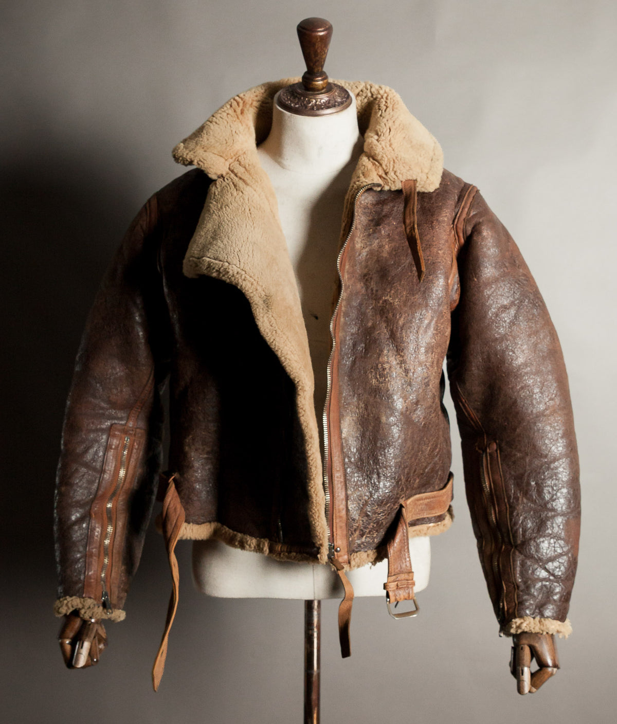Original WW2 1939 RAF Irvin Sheepskin Flying Jacket – Dot British Zips