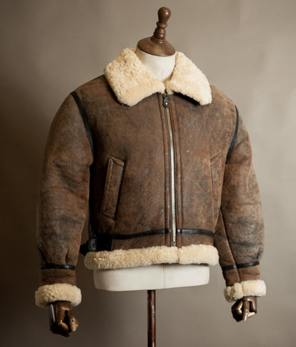 Vintage 1990s B-3 Sheepskin Flying Jacket, USAAF Pattern
