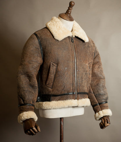 Vintage 1990s B-3 Sheepskin Flying Jacket, USAAF Pattern