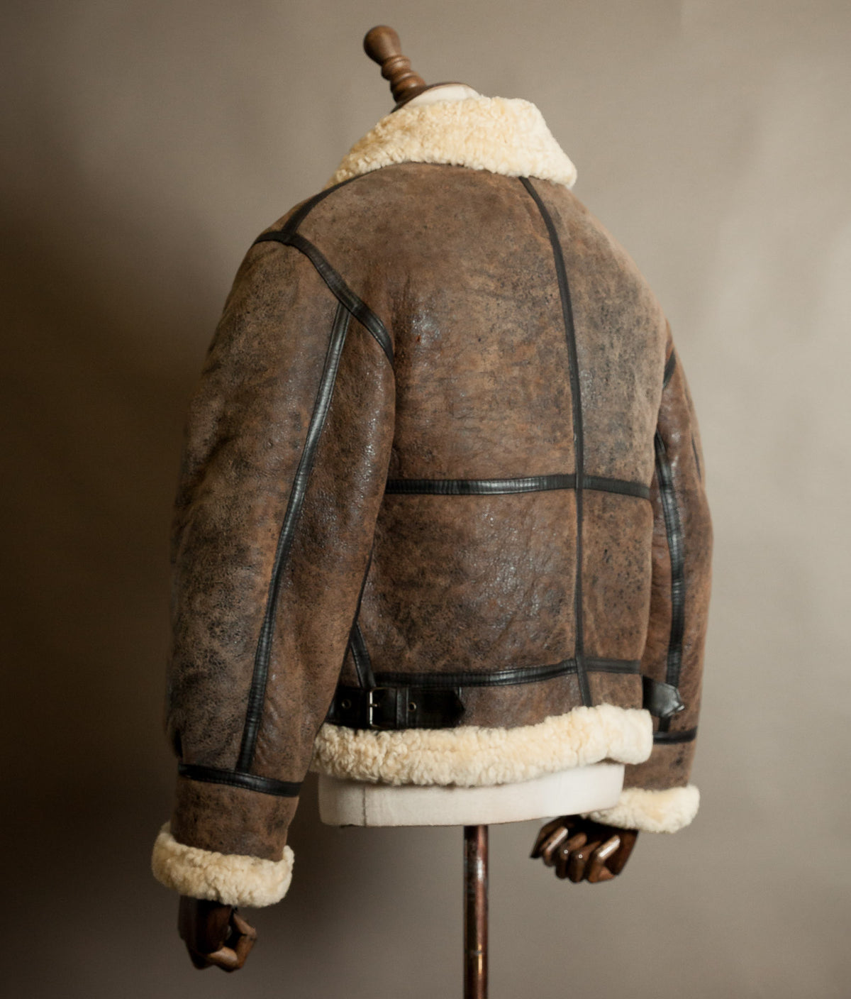 Vintage 1990s B-3 Sheepskin Flying Jacket, USAAF Pattern
