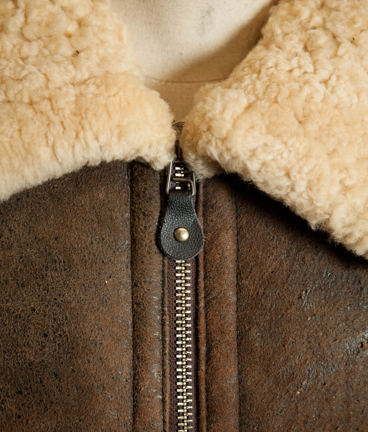 Vintage 1990s B-3 Sheepskin Flying Jacket, USAAF Pattern