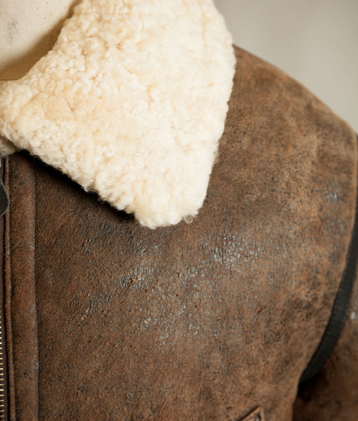 Vintage 1990s B-3 Sheepskin Flying Jacket, USAAF Pattern