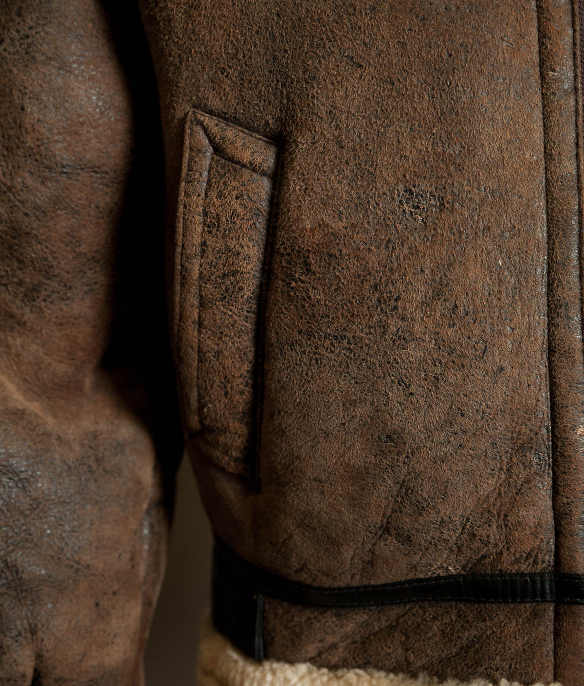 Vintage 1990s B-3 Sheepskin Flying Jacket, USAAF Pattern