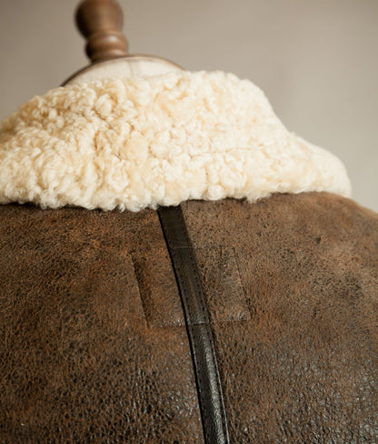 Vintage 1990s B-3 Sheepskin Flying Jacket, USAAF Pattern