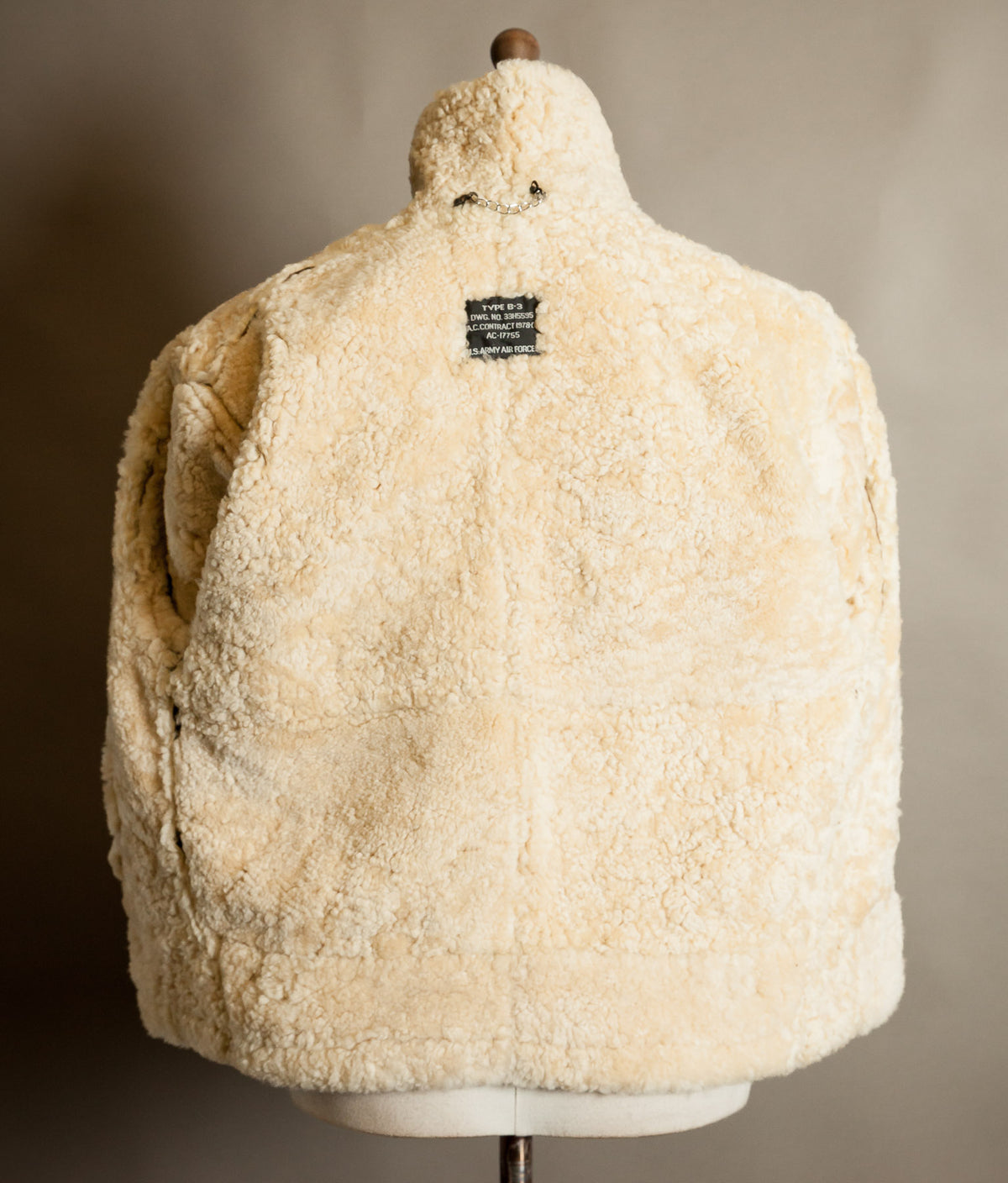 Vintage 1990s B-3 Sheepskin Flying Jacket, USAAF Pattern