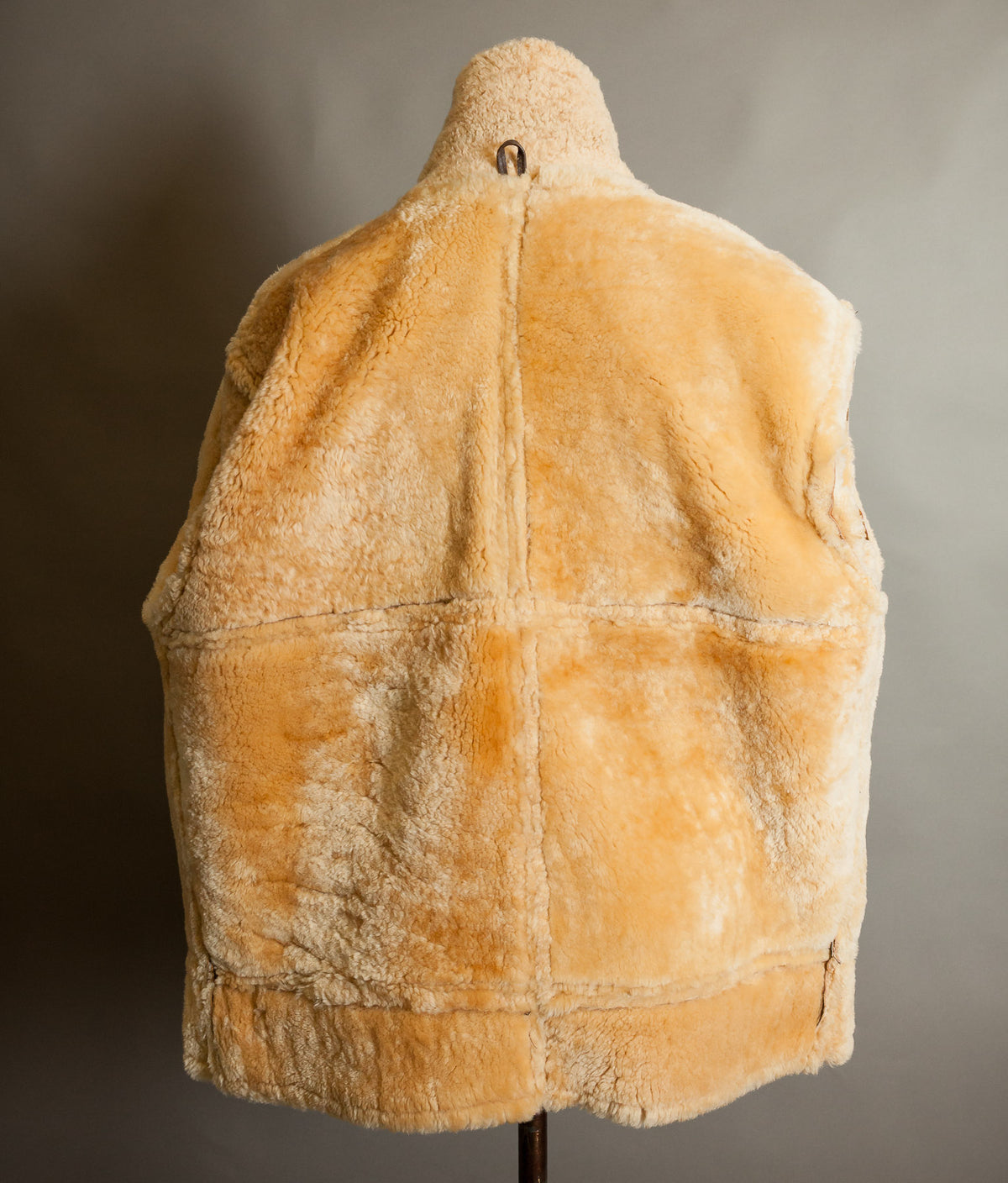Vintage 1990s English Sheepskin B-3 Flying Jacket – Heavyweight Tan Shearling