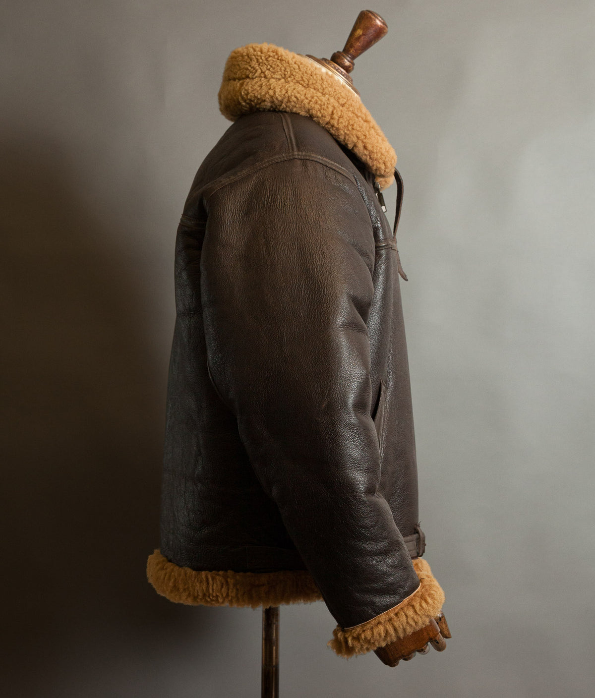 Vintage Cirrus RAF Irvin Sheepskin Shearling Flight Jacket, Made in England