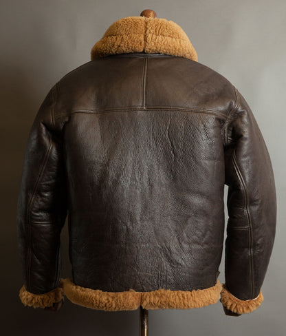 Vintage Cirrus RAF Irvin Sheepskin Shearling Flight Jacket, Made in England