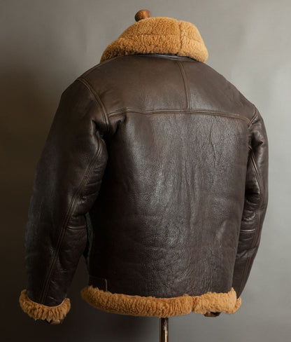 Vintage Cirrus RAF Irvin Sheepskin Shearling Flight Jacket, Made in England