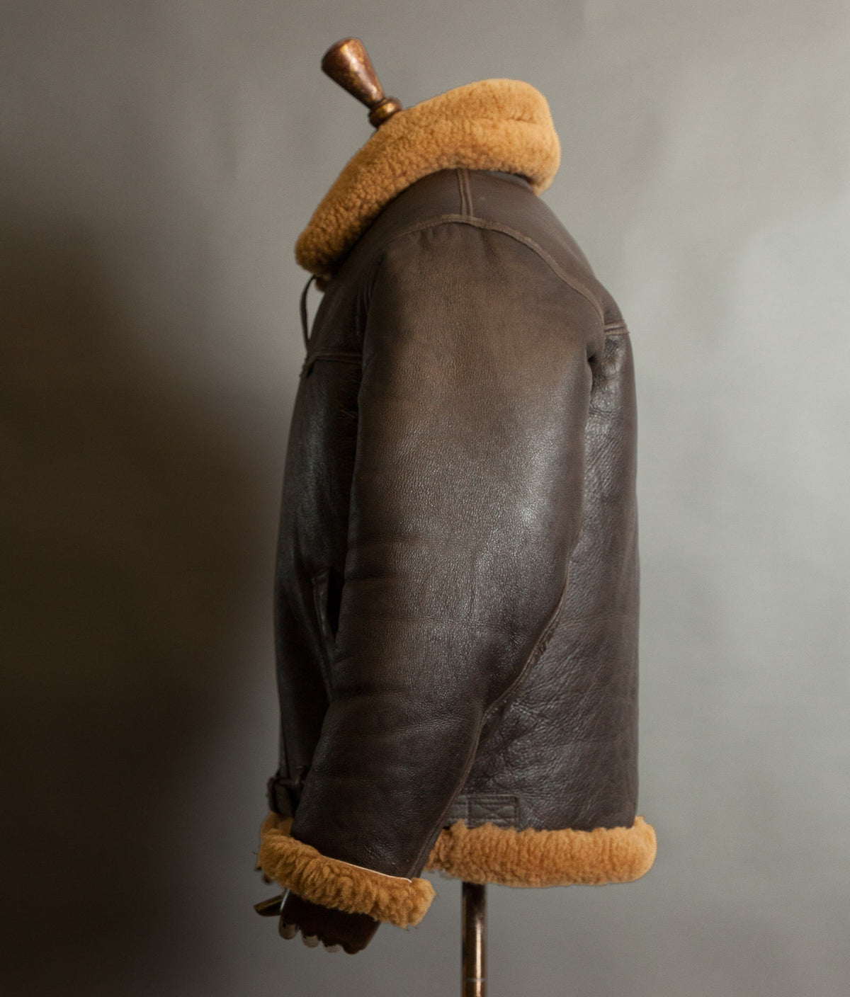 Vintage Cirrus RAF Irvin Sheepskin Shearling Flight Jacket, Made in England