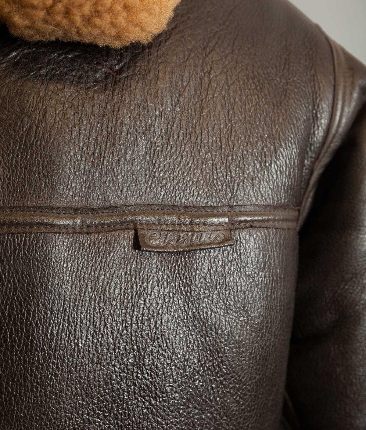 Vintage Cirrus RAF Irvin Sheepskin Shearling Flight Jacket, Made in England