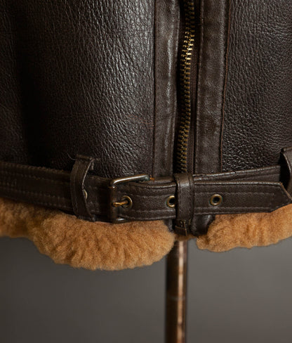 Vintage Cirrus RAF Irvin Sheepskin Shearling Flight Jacket, Made in England