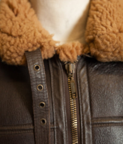 Vintage Cirrus RAF Irvin Sheepskin Shearling Flight Jacket, Made in England