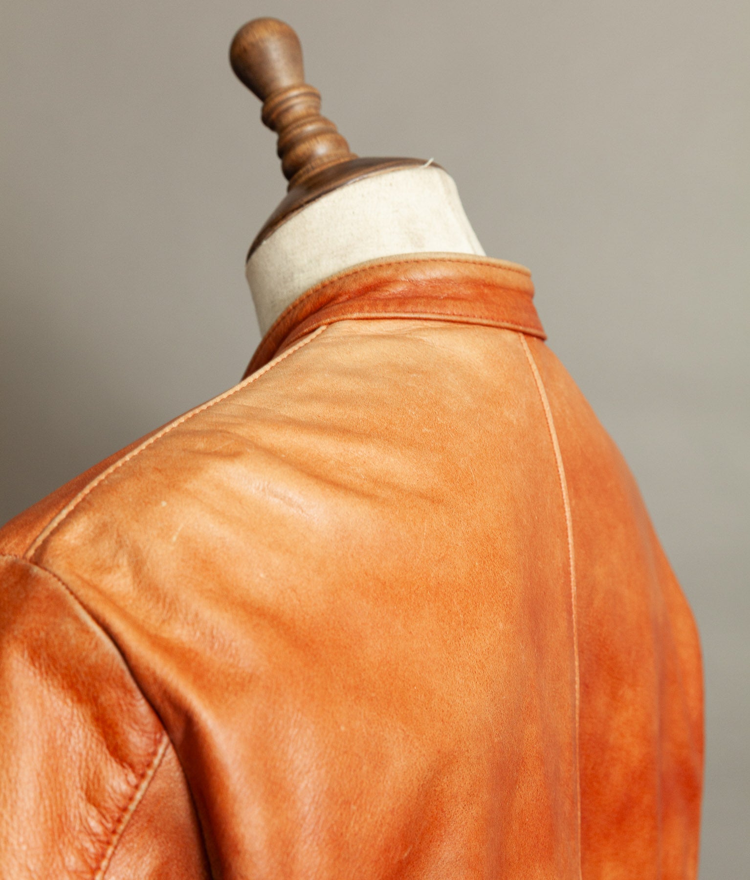 Vintage Schott NYC AT877 Leather Rider Jacket Made in USA Café Racer