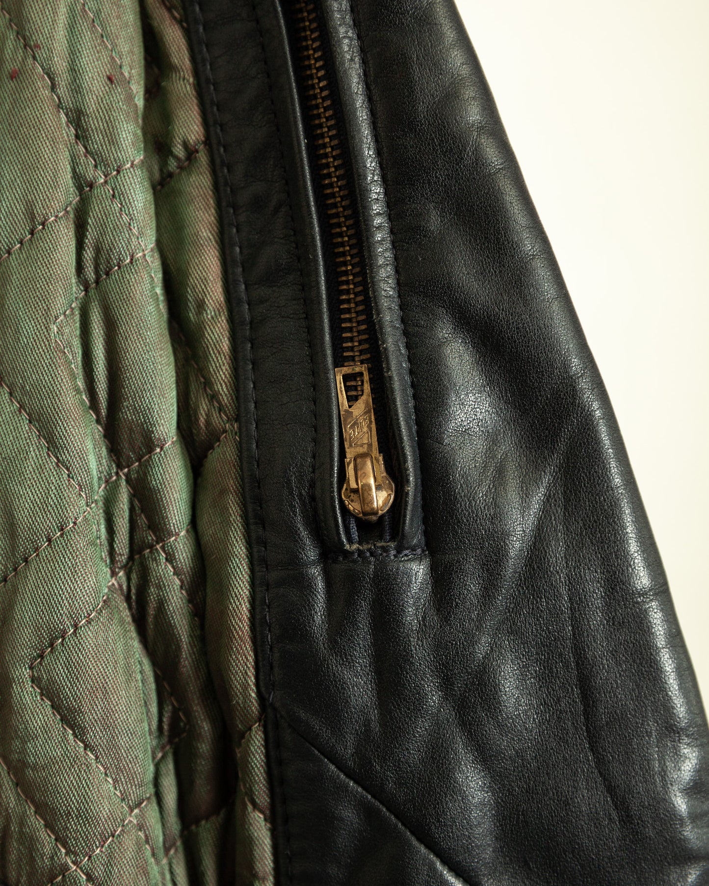 Vintage 1930s German Leather Trench Coat Medium (42)