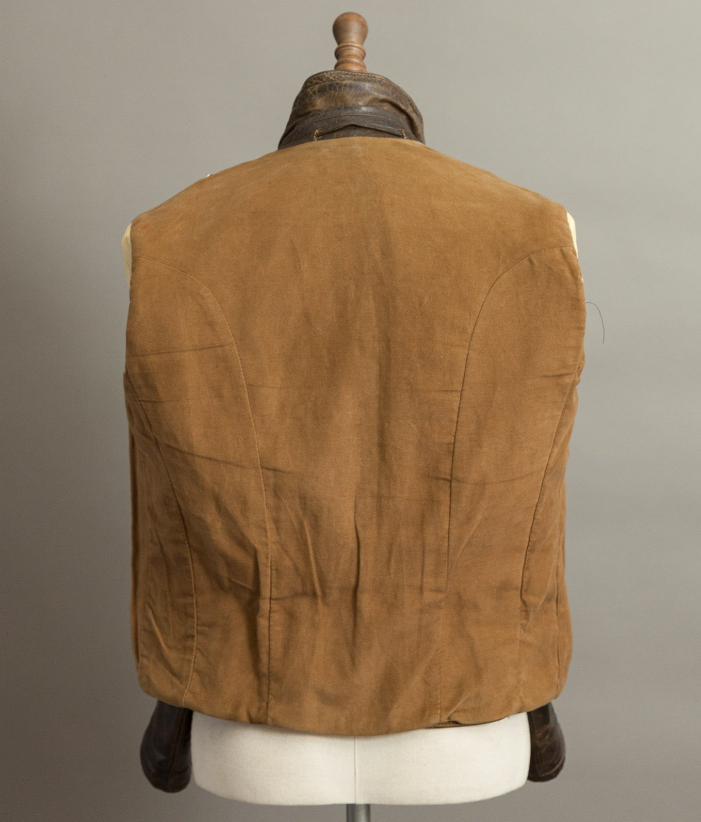Vintage 1950s German Leather Motorrad Motorcycle Biker Jacket