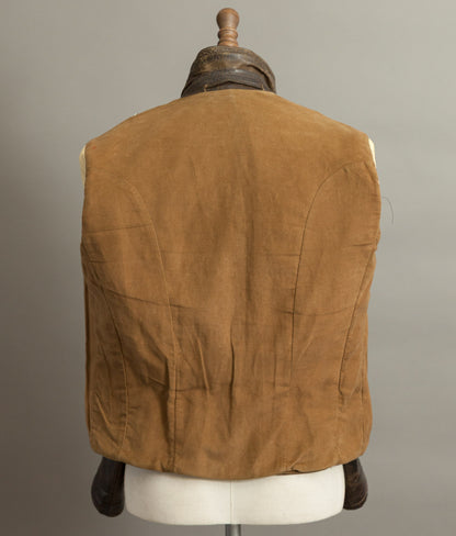 Vintage 1950s German Leather Motorrad Motorcycle Biker Jacket