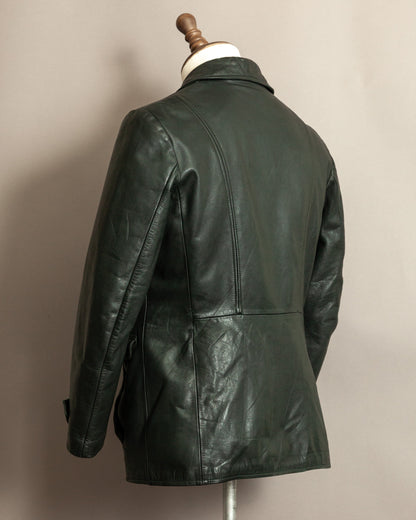 Vintage 1940s German Leather Despatch Rider Jacket Small (40)