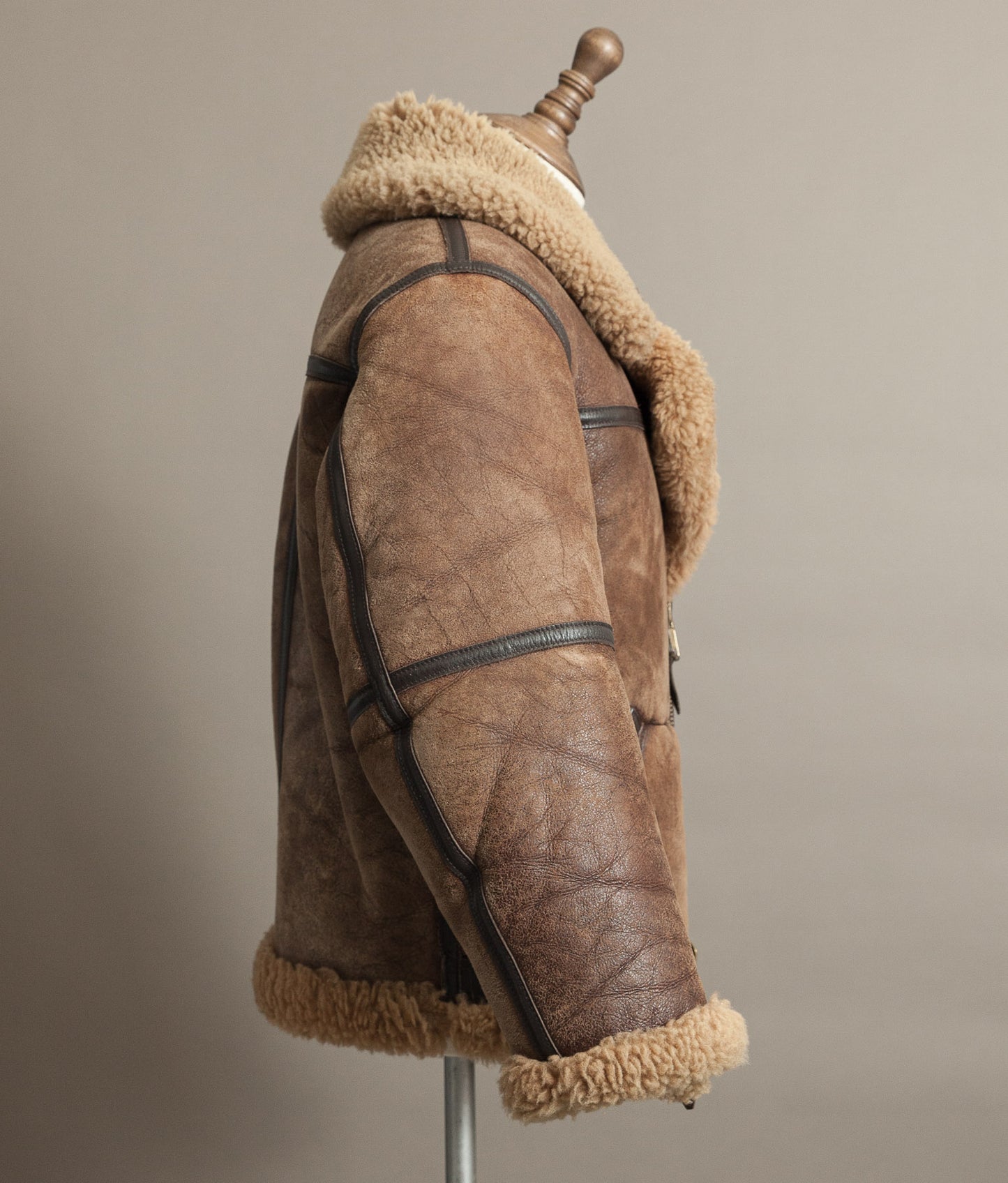 Vintage Irvin Sheepskin Flight Jacket Aviation Leathercraft