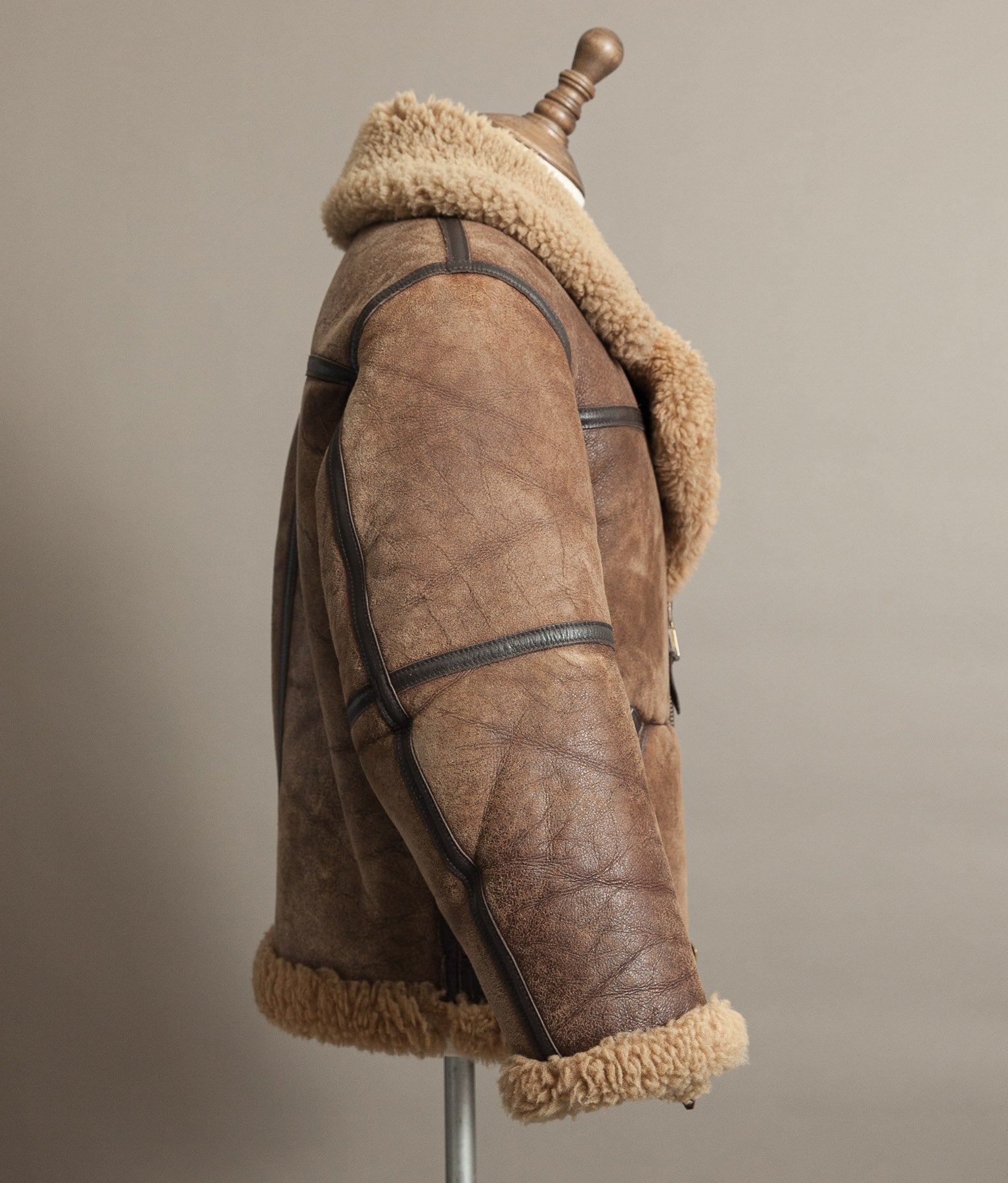 Vintage Irvin Sheepskin Flight Jacket Aviation Leathercraft