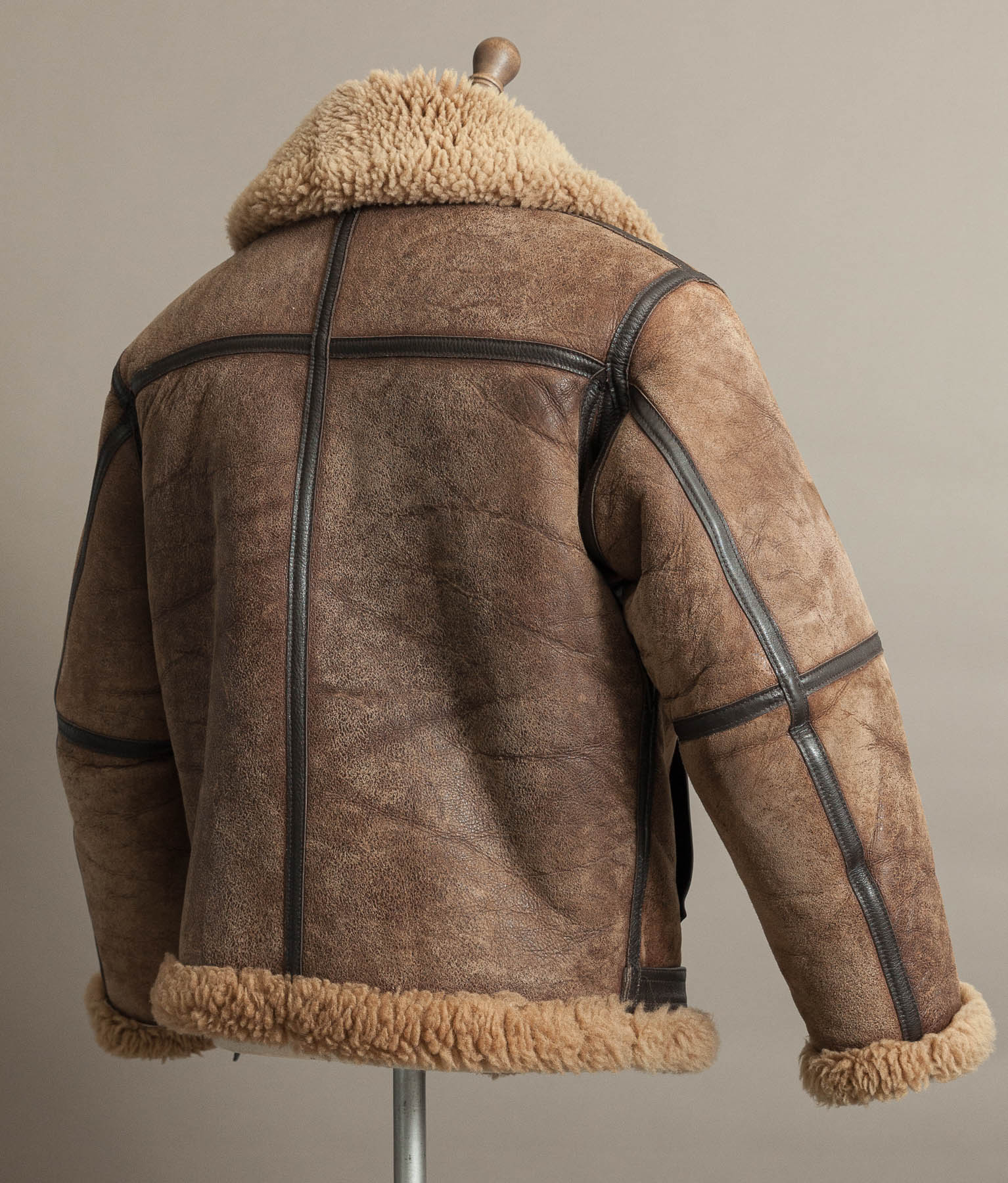 Vintage Irvin Sheepskin Flight Jacket Aviation Leathercraft