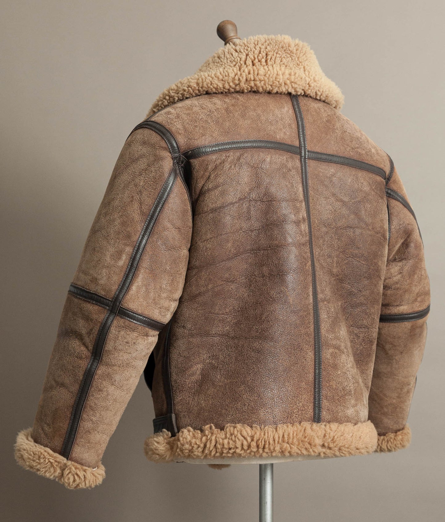 Vintage Irvin Sheepskin Flight Jacket Aviation Leathercraft