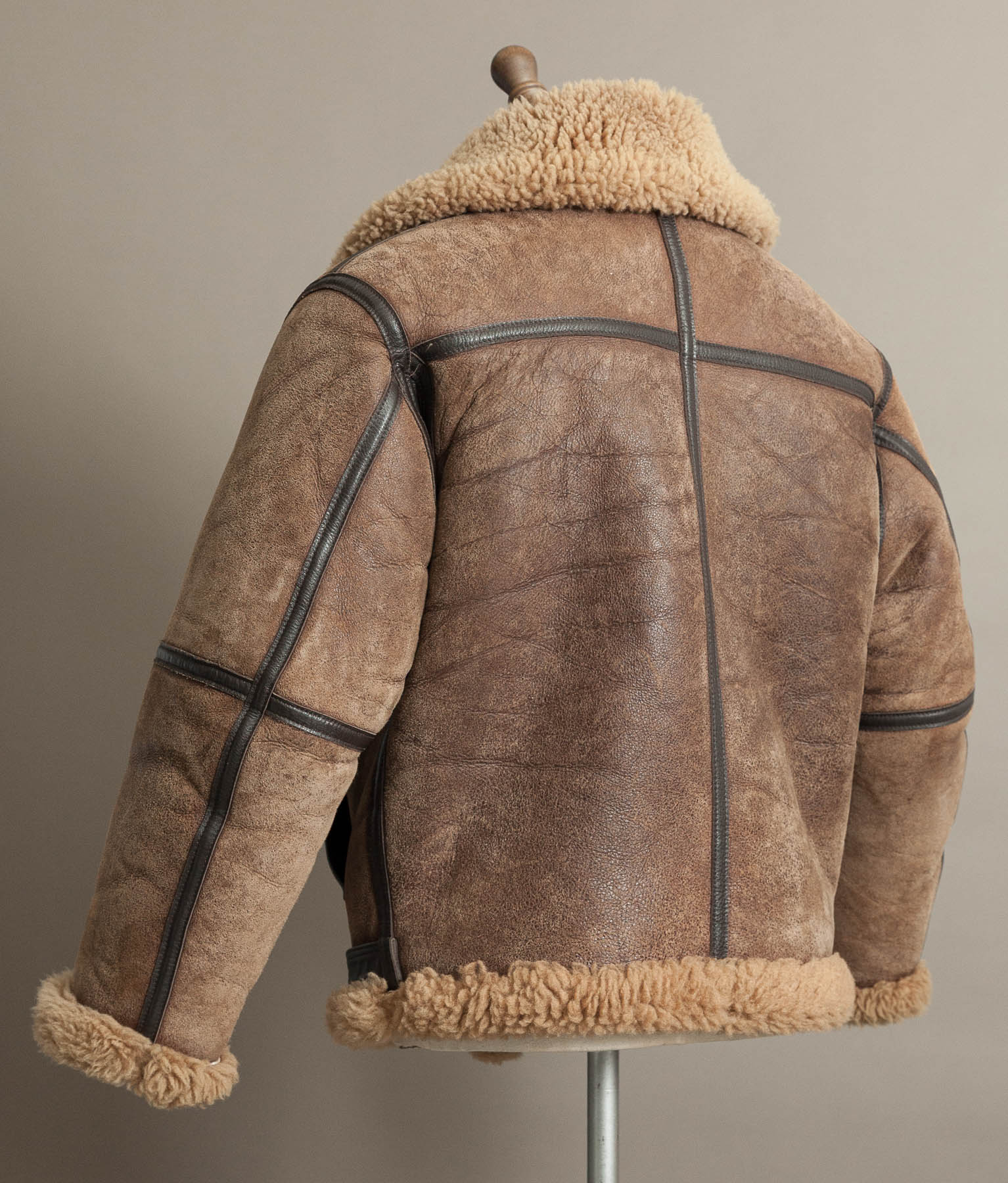 Vintage Irvin Sheepskin Flight Jacket Aviation Leathercraft