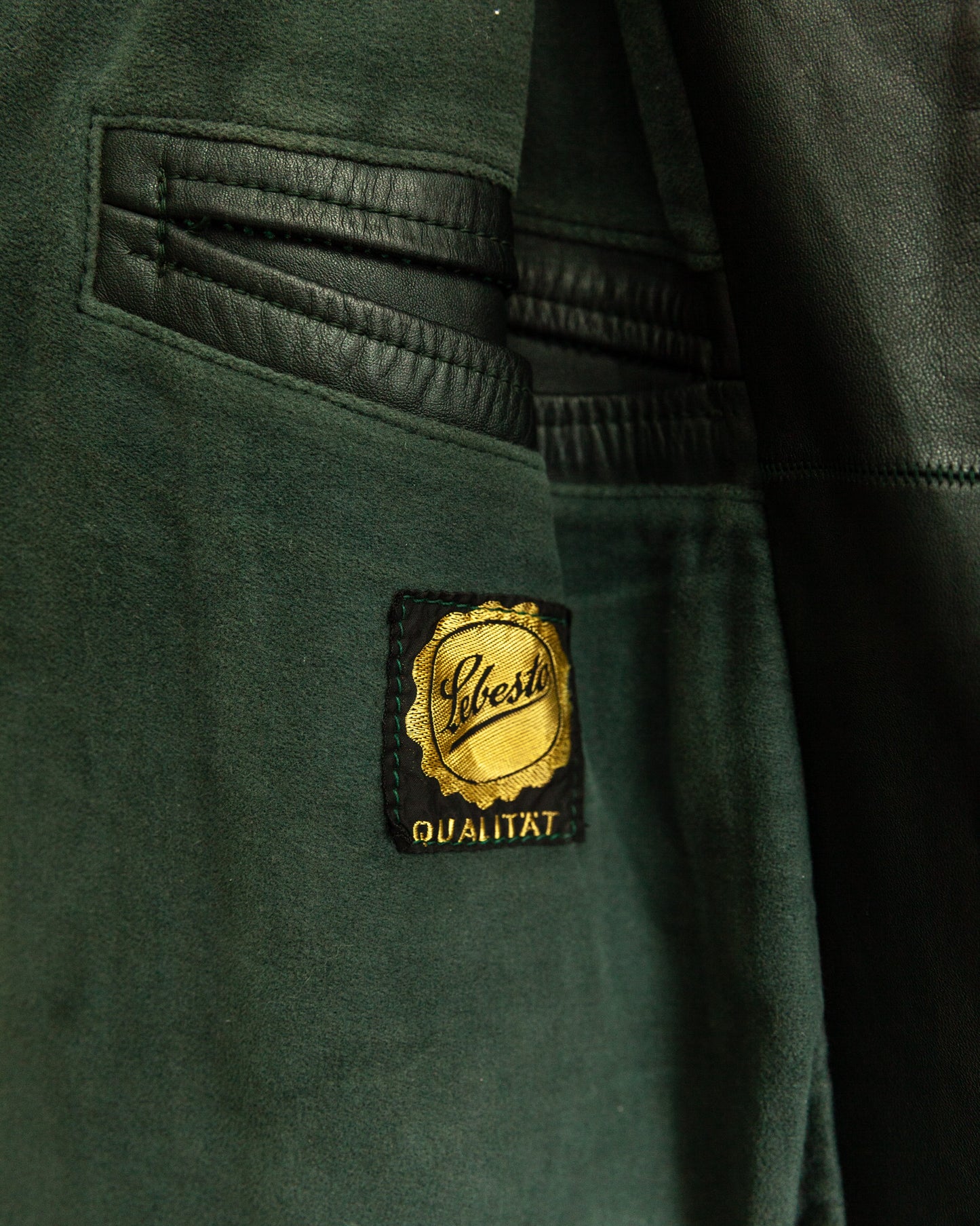 Vintage 1940s German Leather Despatch Rider Jacket Small (40)