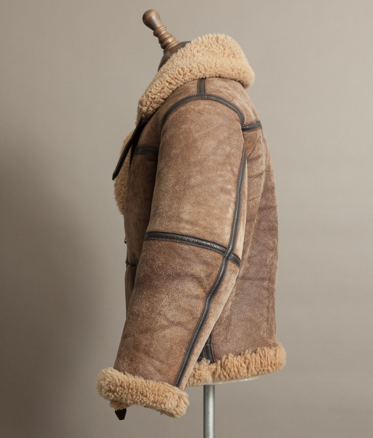 Vintage Irvin Sheepskin Flight Jacket Aviation Leathercraft