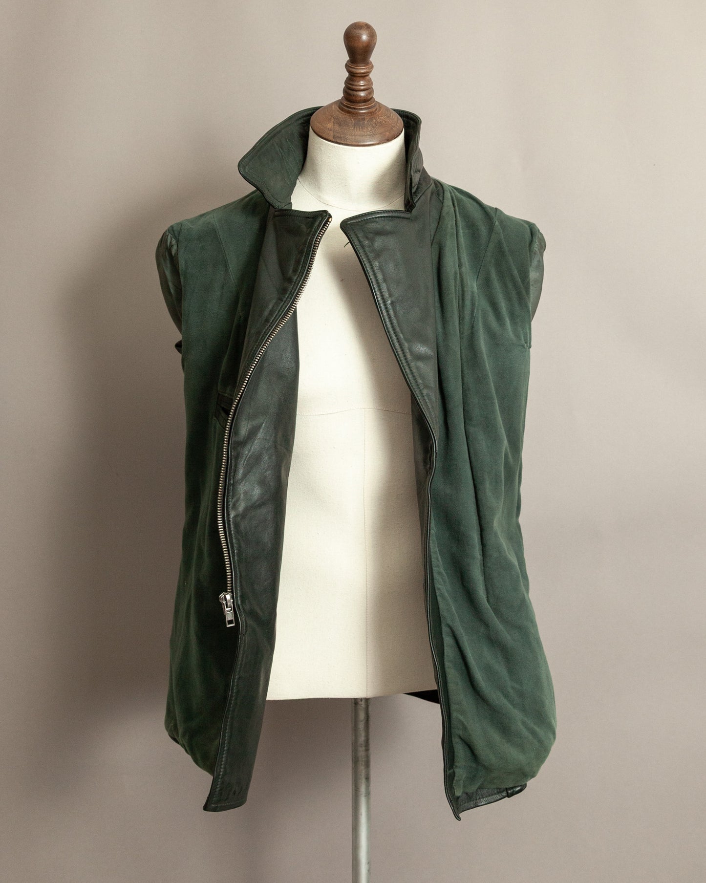 Vintage 1940s German Leather Despatch Rider Jacket Small (40)